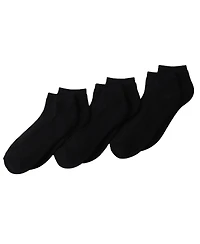 Lands' End Women's 3-Pack Soft Viscose Half Cushion Quarter Socks