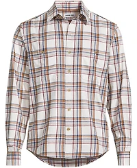Lands' End Men's Lightweight Coastal Flannel Shirt