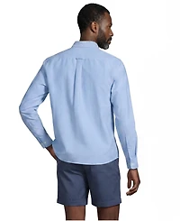 Lands' End Men's Long Sleeve Classic Fit Sail Rigger Oxford Shirt