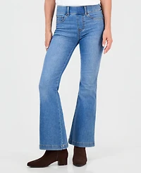 Women's Petite Pull-On High-Rise Bootcut Jeans, Created for Macy's