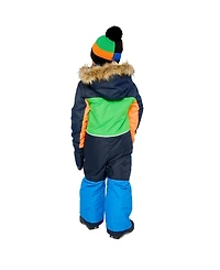 Deux par Deux Little and Big Boy ( 7 To 9 )One Piece Discover Snowsuit