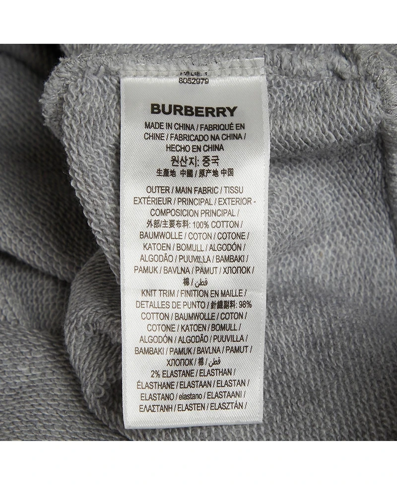 Pre-Owned Burberry Men's Printed Jersey Long Sleeve Hoodie