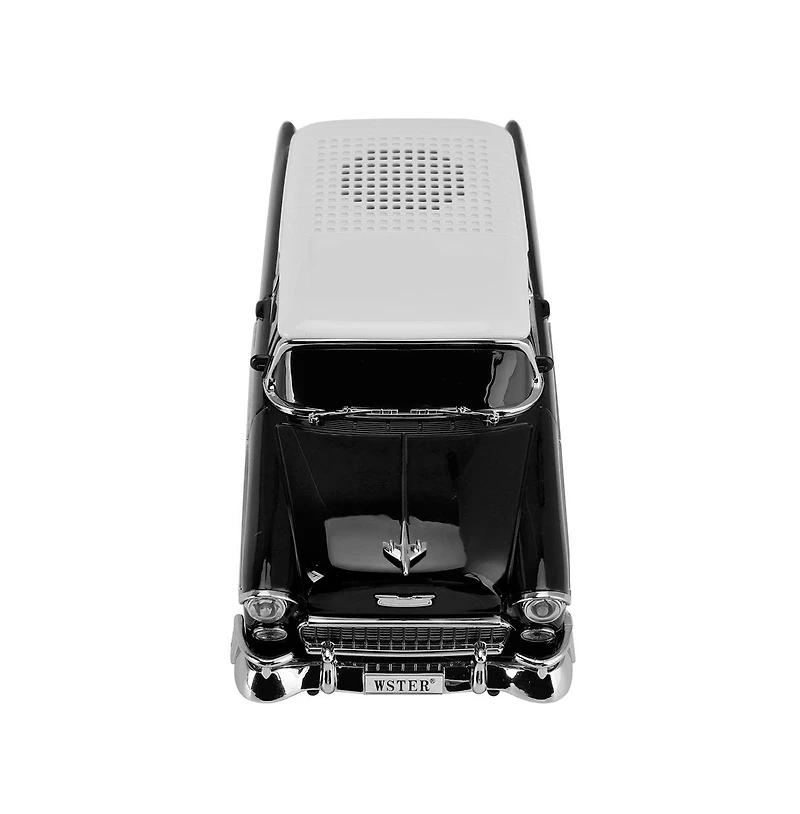 Artudatech Retro Car Bluetooth Speaker with Tws Stereo, Led Party Lights and Fm Radio