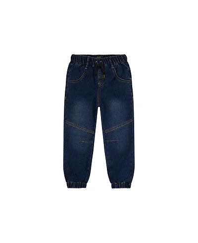 Deux par Toddler Boy (2T-5T)French Terry Denim Jogger Pants