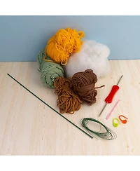 John Bead Sunflower Floral Crochet Diy Kit for Beginners