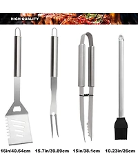 Xdovet Bbq Grill Accessories Set Stainless Steel Tool Mats Case