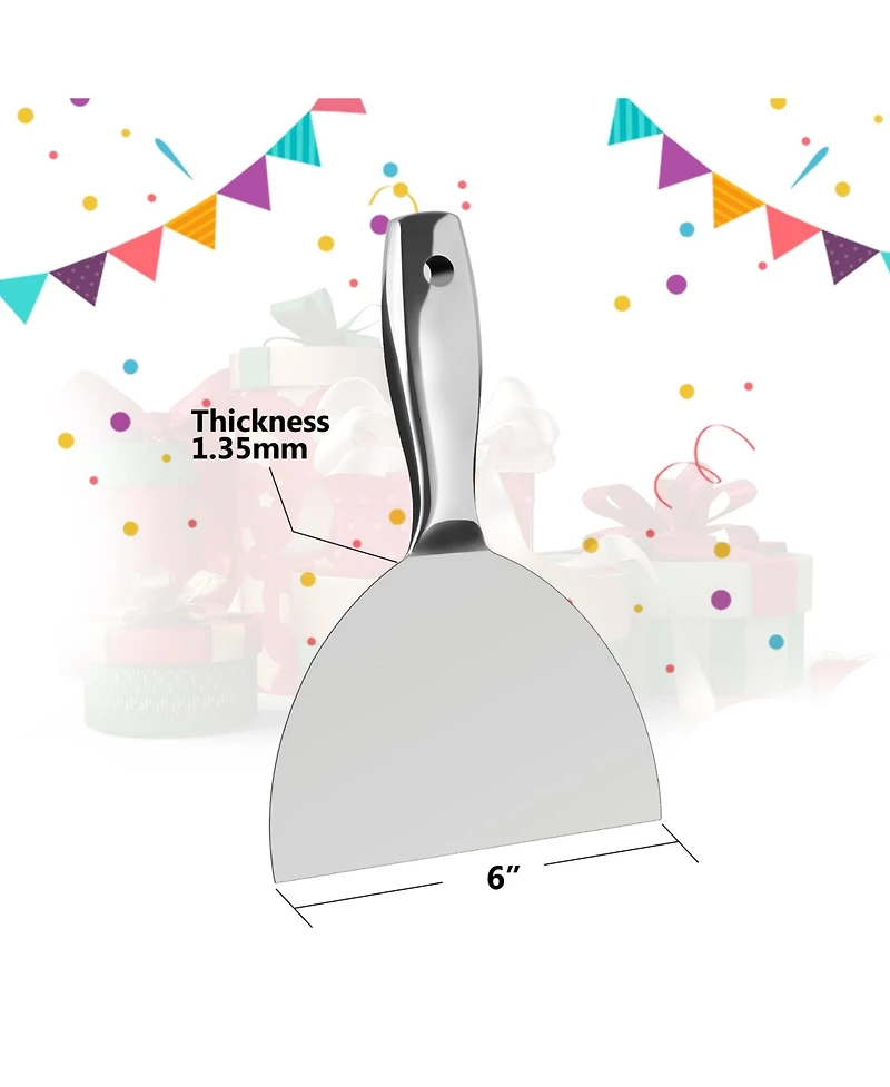 Xdovet Putty Knife Stainless Steel Scraper Drywall Tool