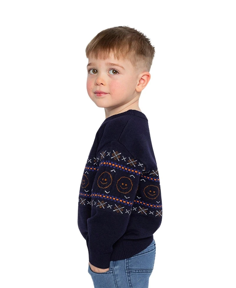 Deux par Toddler Boys 2T - 5T Jacquard Sweater