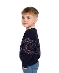 Deux par Toddler Boys 2T - 5T Jacquard Sweater