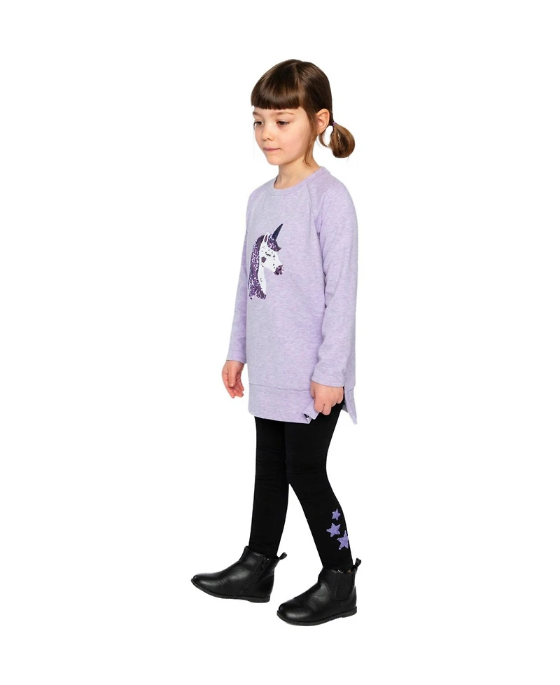 Deux par Little Girls (6 - 12) Cotton Jersey Leggings Pant