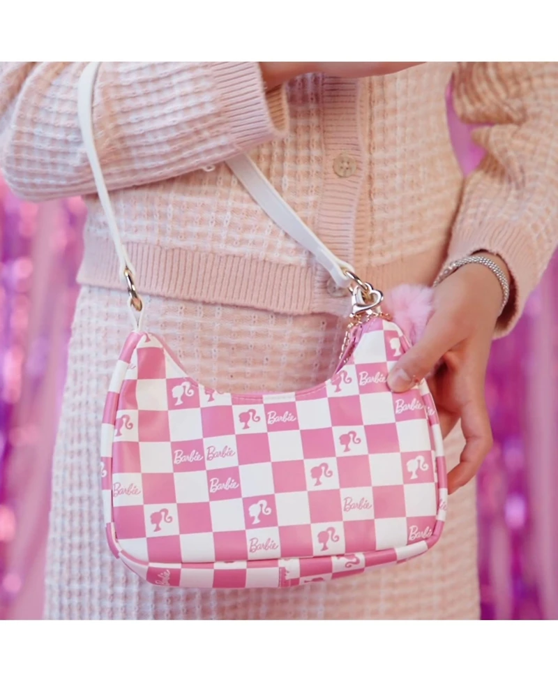 Barbie Kids and Baby Checkered Kids Hobo Handbag