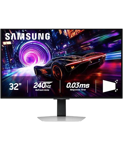 Samsung Odyssey G8 32" Qd-oled 4K Uhd 240Hz G-Sync Compatible Gaming Monitor
