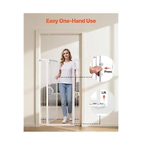 Ruie Extra Tall Pet Gate 56 in High with Adjustable 29 to 41 in Width