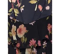 Alex & Sophia Juniors Sweetheart-Neck Dress