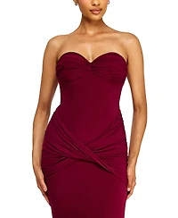 Alex & Sophia Juniors' Sweetheart-Neck Dress