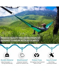 Piscifun Heavy Duty Tree Swing Hanging Kit With Lock Carabiners Protectors 5500 Lbs Capacity