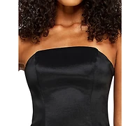 Alex & Sophia Juniors Strapless Dress
