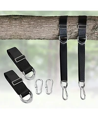Piscifun Camping Hammock Tree Straps Swing Hanging Kit Heavy Duty Carabiners Adjustable Straps