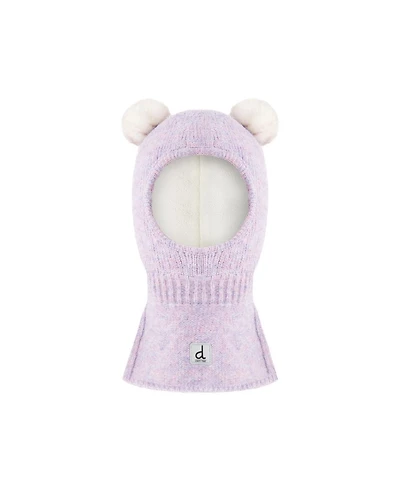 Deux par Deux Baby Girls (0-24) Knit Bear Balaclava