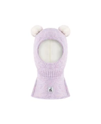 Deux par Deux Baby Girls (0-24) Knit Bear Balaclava