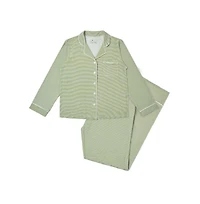 Motette Women's Stripe Bamboo Pajama Set