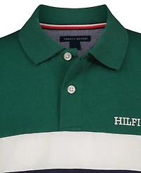 Tommy Hilfiger Boys' 2T-7 Paneled Short-Sleeve Polo Shirt