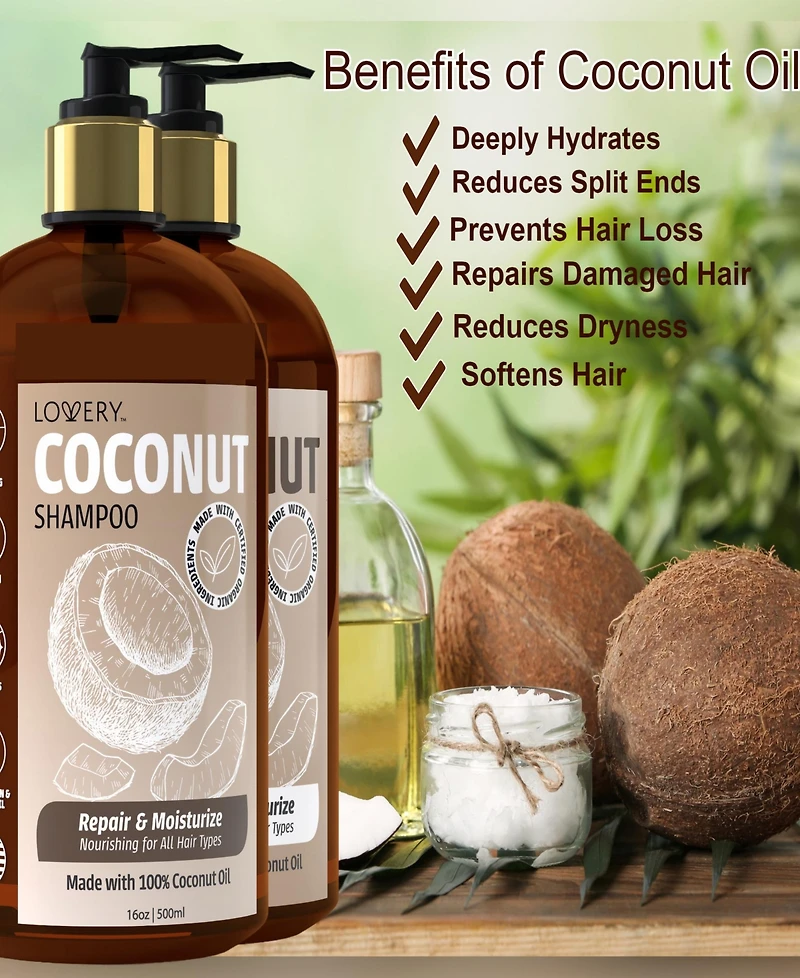 Lovery Tea Tree Shampoo and Conditioner Gift Set - 32oz Hair Care
