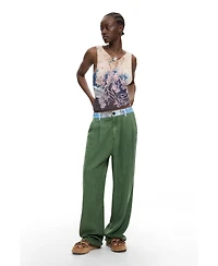 Desigual Women's Tencel Combination Trousers
