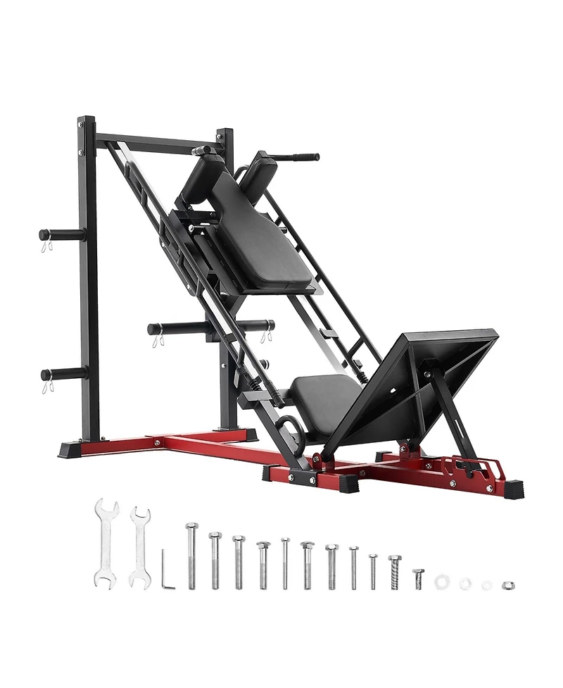 Sevorley Leg Press Hack Squat Machine, Adjustable Leg Press Combo for Home Gym Lower Body Training
