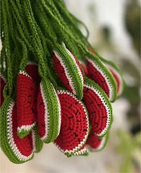 Melie Bianco Watermelon Crochet Bag Charm