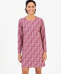 Charter Club Women's Long Sleeve Soft Knit Sleepshirt, Macy's Exclusive