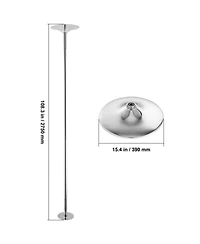 Sevorley Professional Dance Pole Kit, 45mm Spinning and Static Stainless Steel Fitness Pole