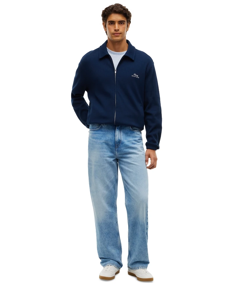 Tommy Hilfiger Men's Relaxed River Paolo Indigo Regular-Fit Jeans