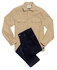 Scotch & Soda Men's Jacquard Relaxed-Fit Short-Sleeve Shirt