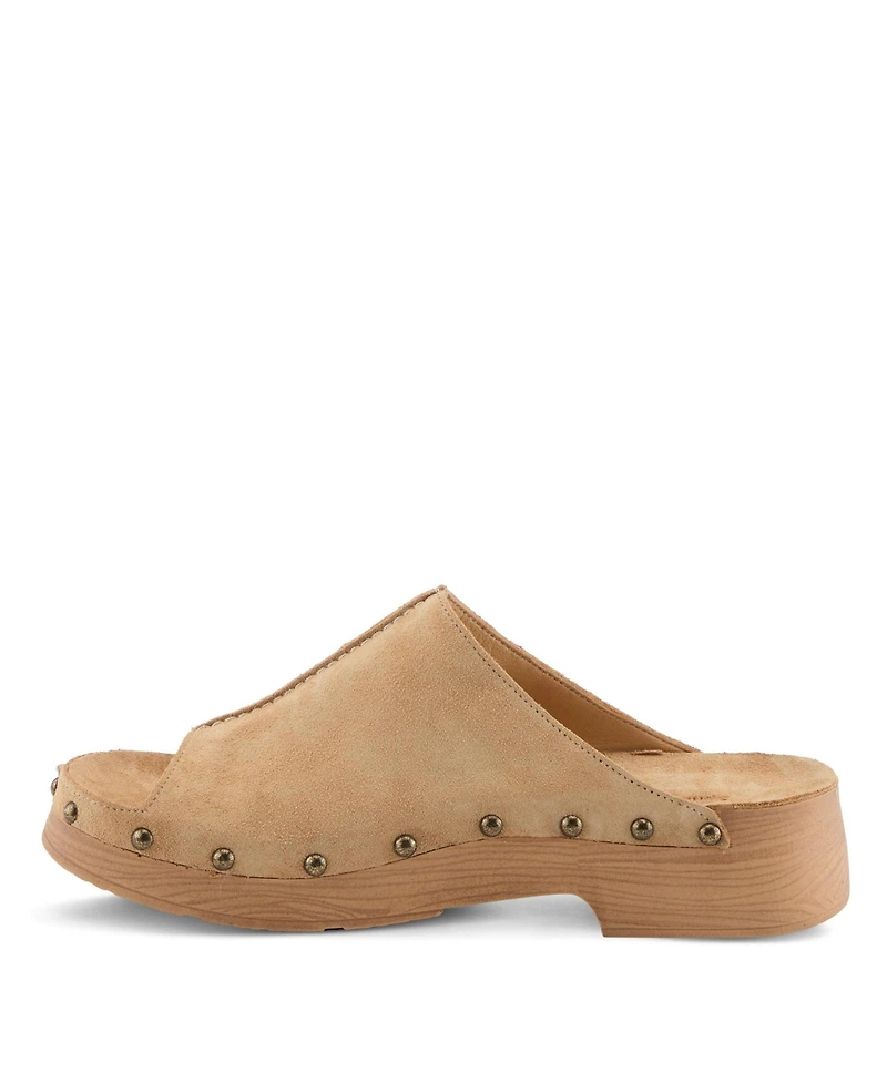 Spring Step Women's Emberlyn Wedge Soft Suede with Upper