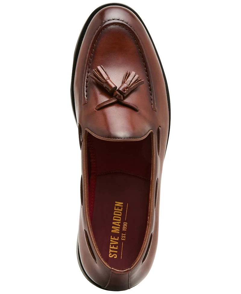 Steve Madden Men's Tassel Moc-Toe Shoes