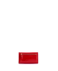 Pre-Owned Prada Mini Triangle Logo Envelope Chain Clutch Patent