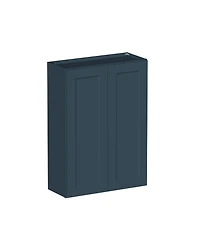 Boyel Living Standard Wall Cabinet Door Shelves, Ready to Assemble Kitchen Cabinet with Solid Wood Frame