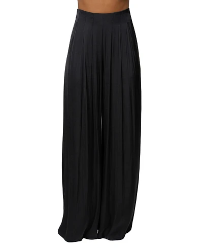 Jluxlabel Women's Clara Wide Leg Pleated Trousers