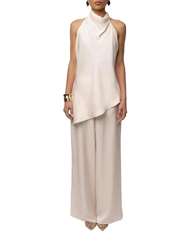 Jluxlabel Women's Draped Satin Pant Set