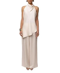 Jluxlabel Women's Draped Satin Pant Set