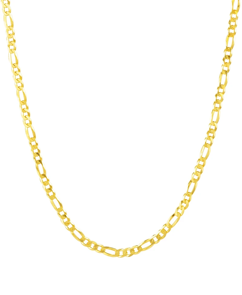 Giani Bernini Flat Filled Figaro Link Chain Necklace and Bracelet Set