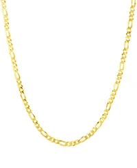 Giani Bernini Flat Filled Figaro Link Chain Necklace and Bracelet Set