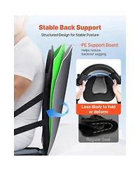 Sevorley Universal Kayak Seat with Back Support, 0.5" Padded Cushion with Storage Bag and Adjustable Straps