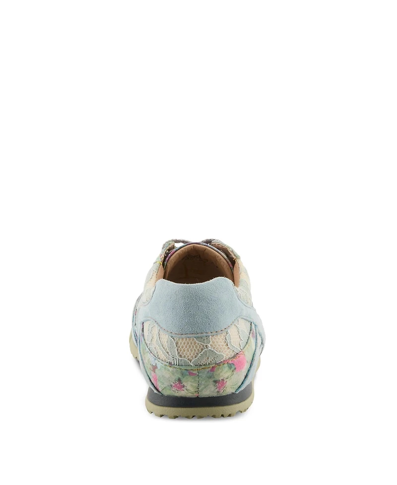 L'Artiste Women's Wavehello Fashion Sneaker with Cushioned Insole