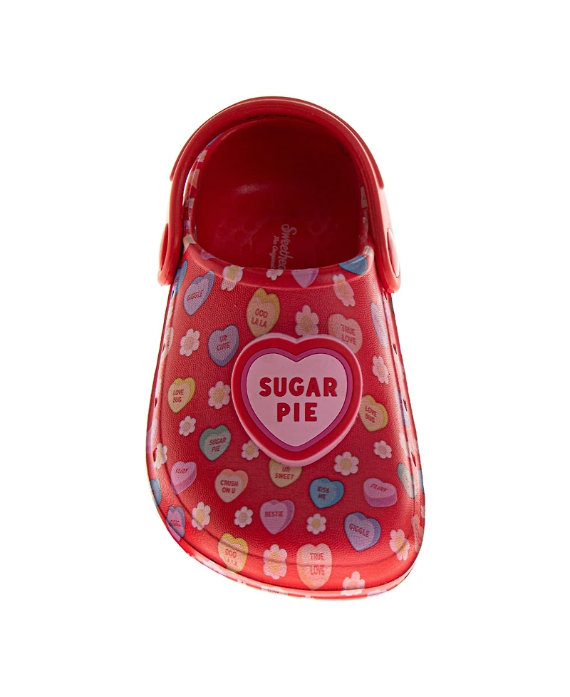 Sweethearts Big Girls Conversation Hearts Clogs