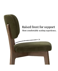 Maison Boucle Mid-Century Modern Dining Chairs Set of 4