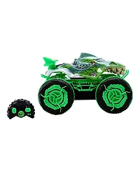 Hot Wheels 1:15 Scale Monster Trucks Mutant Chaos All-Terrain Great Bite Rc Remote-Control Toy