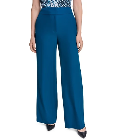 Calvin Klein Women's Whitney High-Rise Wide-Leg Pants