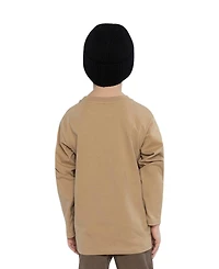 Deux par Deux Toddler Boys Long Sleeve Organic Cotton T-Shirt